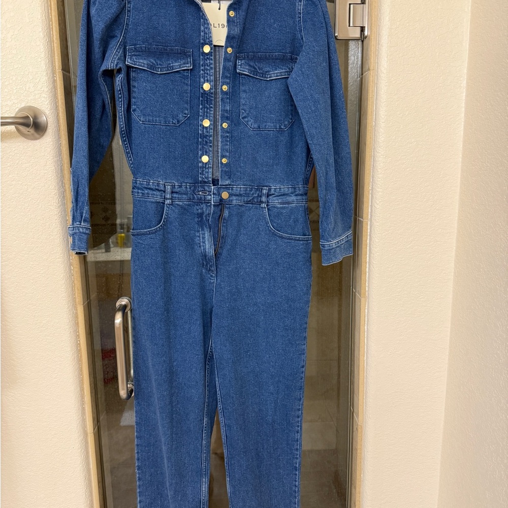 DL 1961 Blue Denim Jumpsuit